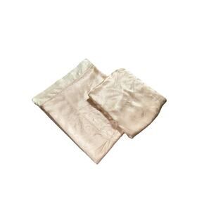 ScentSations Vintage Luxury Satin Sheets Set Queen Size Silky Peach Pink Orange
